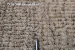 Carpet texture difference at seam