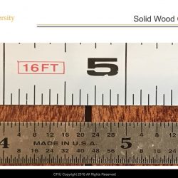 Measuring hardwood flooring