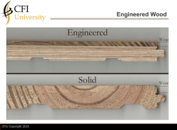 Engineered Wood Course & Exam